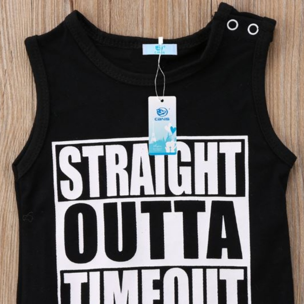 “Straight outta timeout" 24 mo. Unisex - Picture 3 of 7